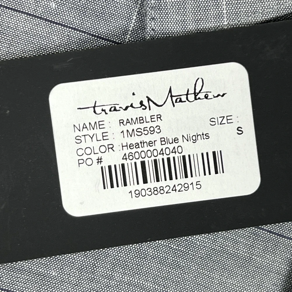 Travis Mathew Shirt Mens Small Rambler Button‎ Up Short Sleeve Golf Casual